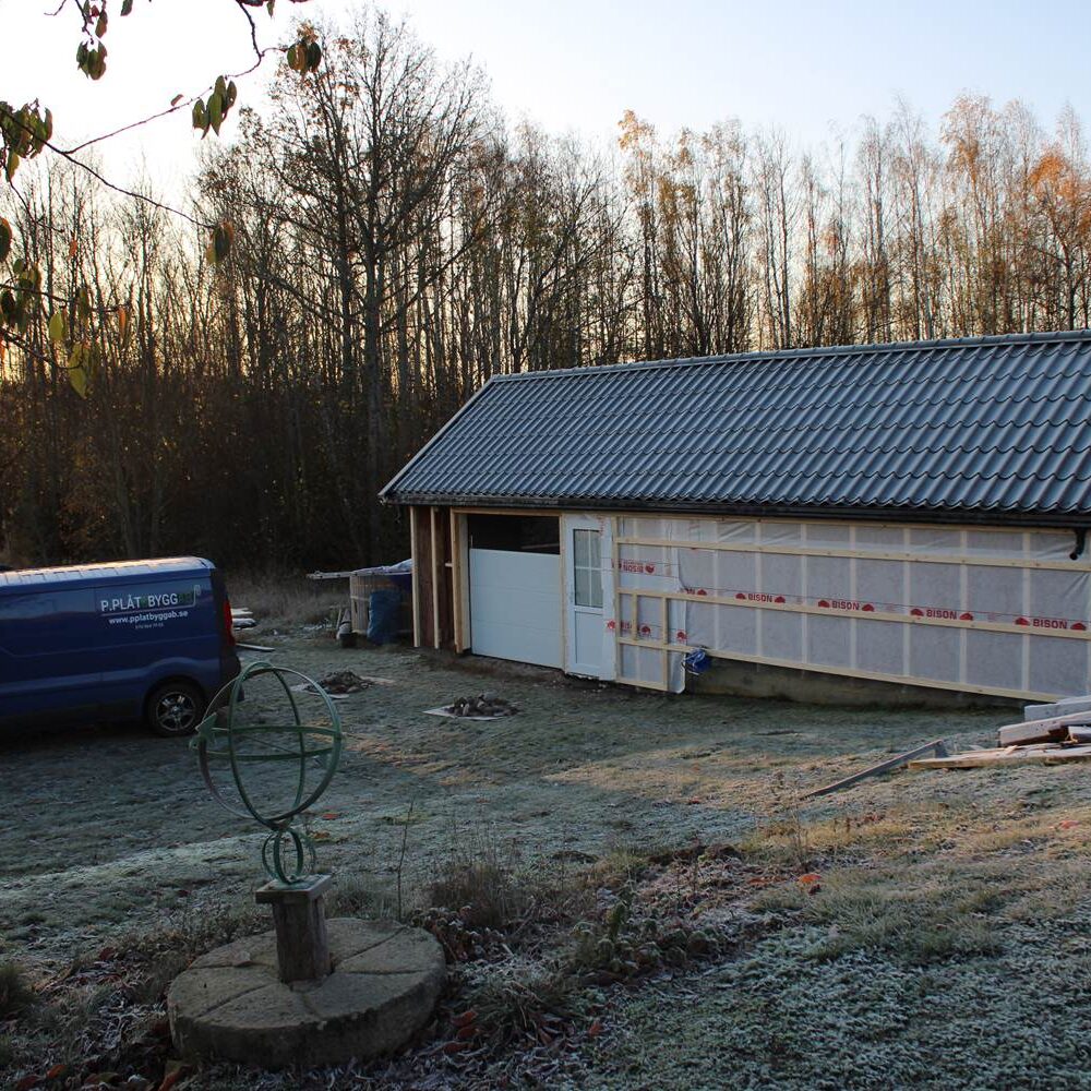 En ny takbeläggning monterades