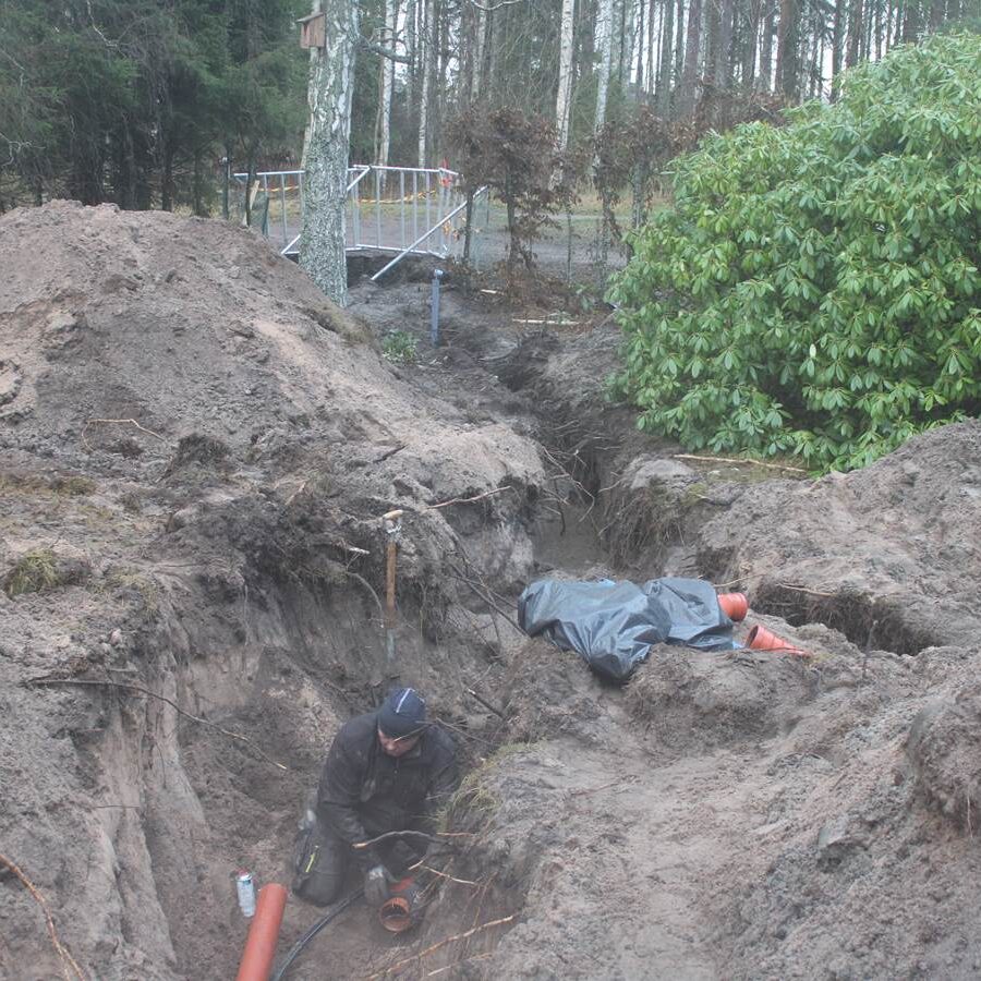 Renoveringsarbete och byggnadsvård genomförd i samverkan med personalen från VVS och EL