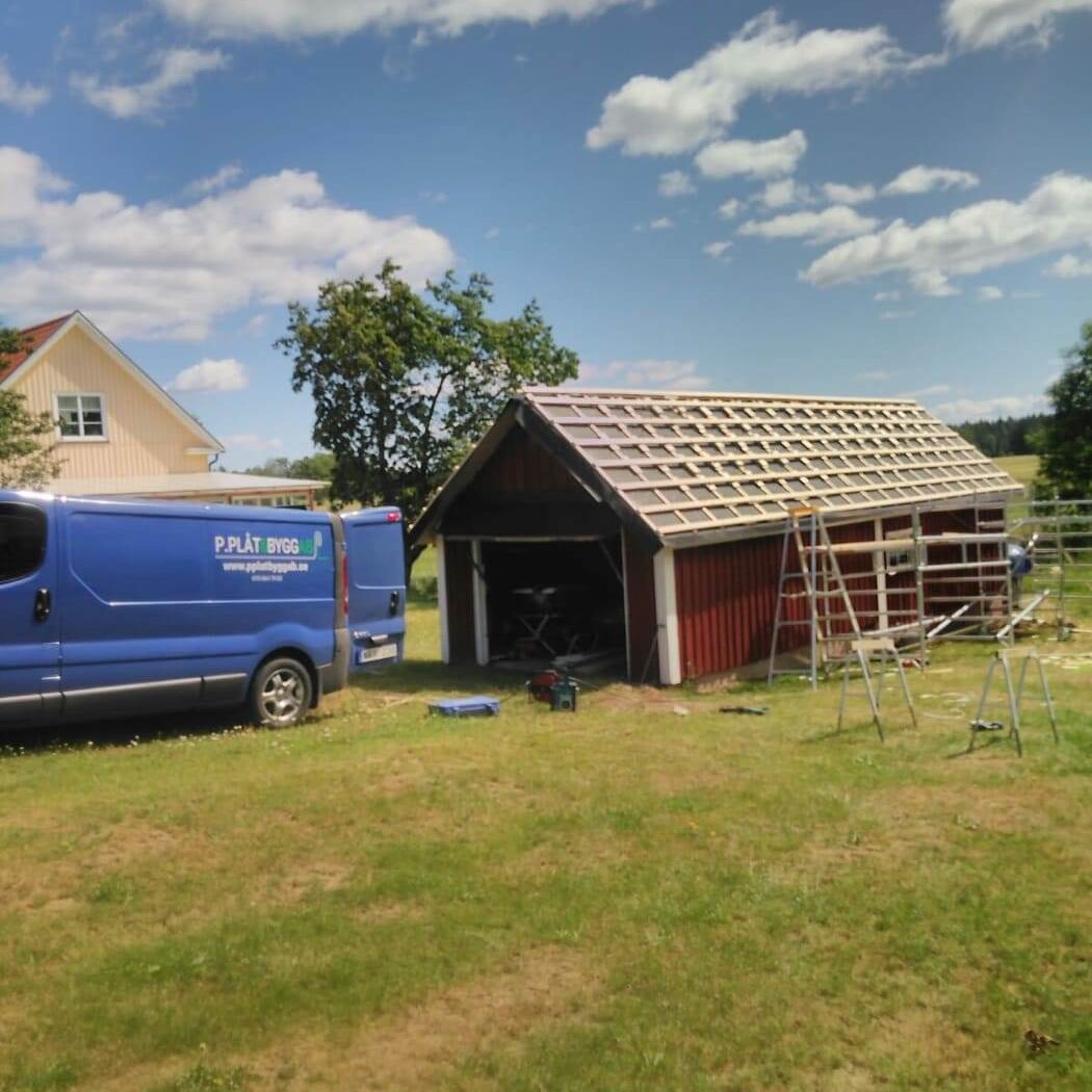 Takbyte och andra renoveringsarbeten i Koverhult