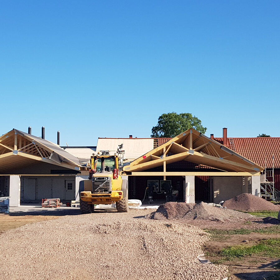 Nabbens rökeri och fisk - taktäckningsarbete