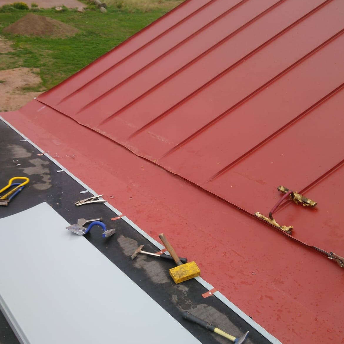 Takarbete P.Plåt Bygg AB Timmernabben