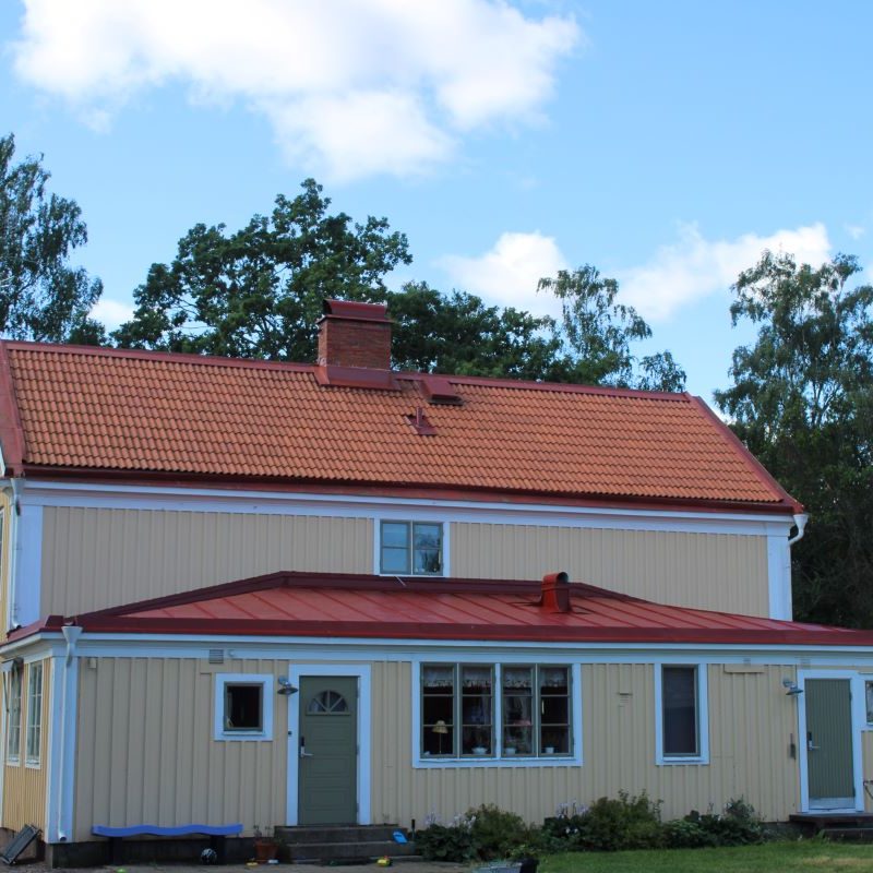 Takläggning med dubbel ståndfals