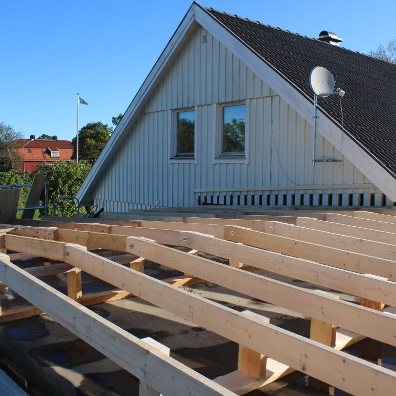 Renovering av tak i Räpplinge, Borgholm kommun, Öland